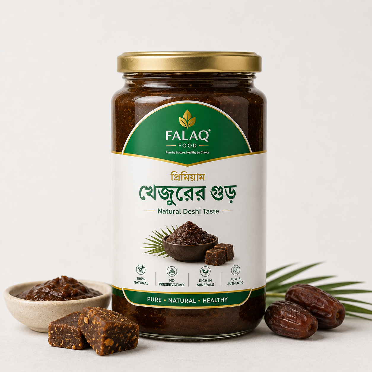 প্রিমিয়াম খেজুরের গুড় Natural Deshi Taste | Falaq Food